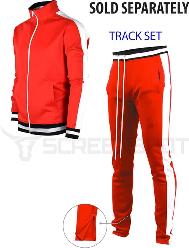 Vista 3 de SCREENSHOT - Pantalones deportivos para hombre, estilo hip hop, de alta calidad, ajustados, cómodos, atléticos, para entrenamiento, moda urbana