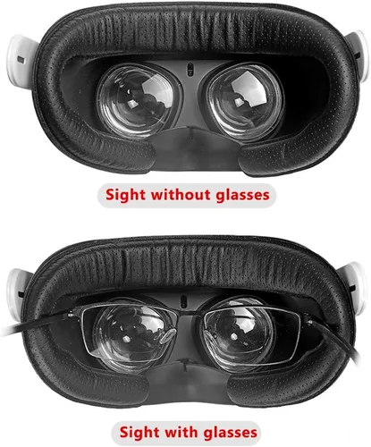 Vista 2 de HIJIAO Última actualización Accesorios para Oculue Quest 2 incluyendo VR interfaz facial soporte y PU cuero espuma cara Pad reemplazo y cubierta