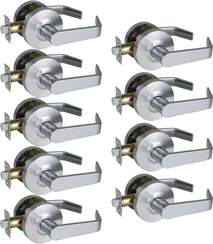 Vista 35 de ANSI Grado 2 Manija de Puerta de Entrada Comercial con Llave, Certificada UL, Cumple ADA, Cromo Satinado 26D, GRD2-72ET-1P
