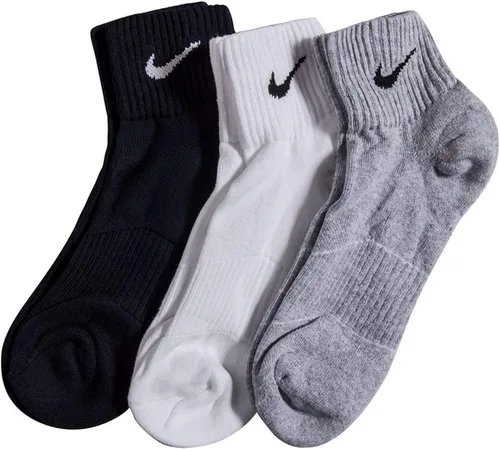 Vista 3 de NIKE Calcetines de entrenamiento Performance Cushion Quarter (3 pares)