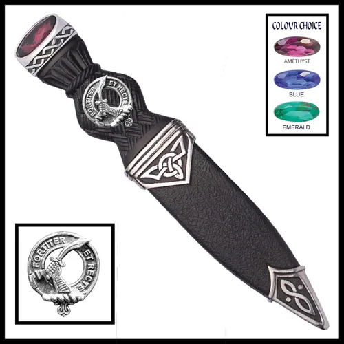 Vista 2 de Escudo del clan entrelazado de Elliott Sgian Dubh