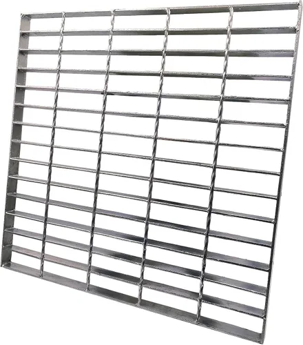 Vista 15 de Rejilla de Drenaje de Acero Galvanizado 9x9 pulgadas para Cuenca de Captura NDS, Rejilla de Drenaje para Calle de 8.9x8.9 Pulgadas de Clase B
