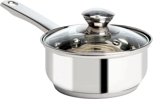 Vista 9 de Olla sopera de acero inoxidable Ecolution, olla de cocina lista para inducción con tapa de vidrio, apta para horno, olla de sopa apta