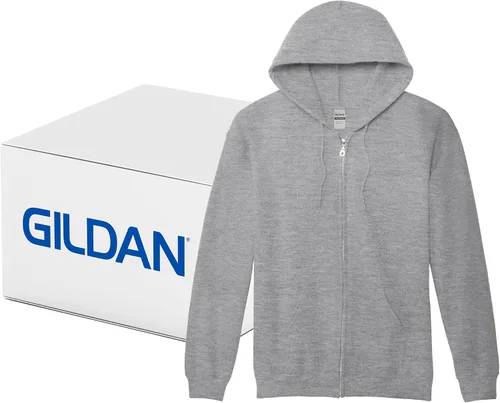 Vista 48 de Gildan Sudadera con capucha y cremallera completa para hombre