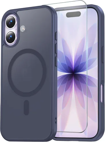 Vista 16 de Funda transparente para iPhone 11 con protector de pantalla, compatible con Magsafe, antiamarilleo, protección de grado militar, a prueba de golpes