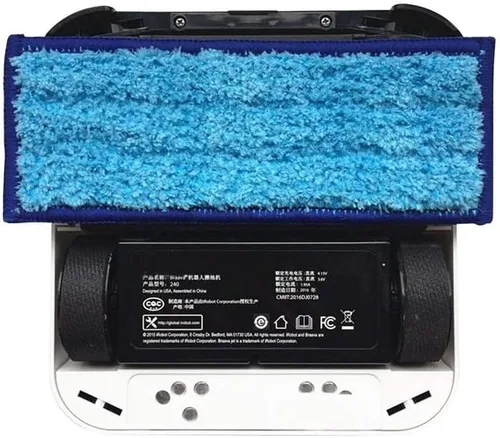 Vista 4 de 12 almohadillas de repuesto lavables y reutilizables compatibles con iRobot Braava Jet 200 Series 240, 241, 244, 245, 250 Robot Mops