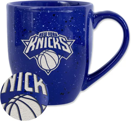 Vista 35 de Rico Industries NBA 16 oz Team Color Laser Engraved Speckled Ceramic Coffee Mug 3-Color del