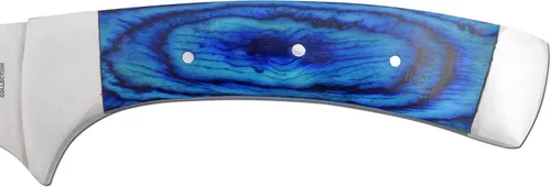 Vista 4 de Colección de acero inoxidable Mango de madera Hacha al aire libre Caza Camping Hacha (azul) 512 0