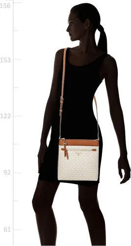 Vista 6 de Michael Kors Jet Set Charm - Bolso cruzado plano grande NorteSur