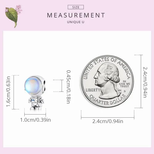 Vista 6 de MOWIMO Abalorios de amor de arco iris con diseño de corazón espacial de astroaní para pulsera de plata de ley 925 con diseño de ojo de la suerte