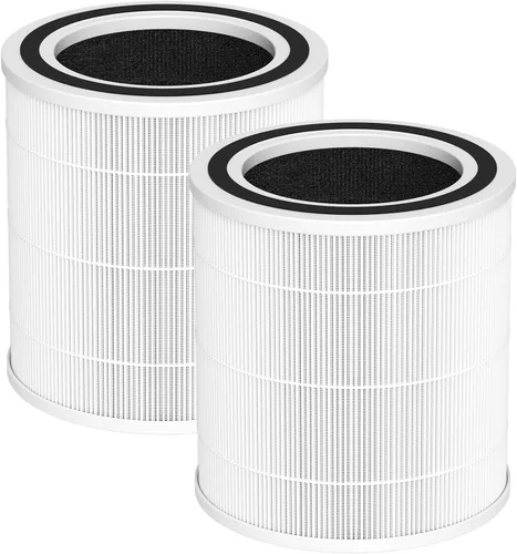 Vista 9 de Paquete de 2 filtros de repuesto absorbentes de toxinas AC400 para purificador de aire Purivortex AC400, filtro absorbente de toxinas AC400