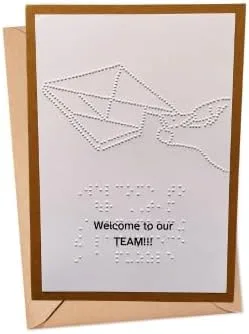 Vista 13 de Tarjetas de notas en braille para ciegos o con discapacidad visual (Motivación-2)