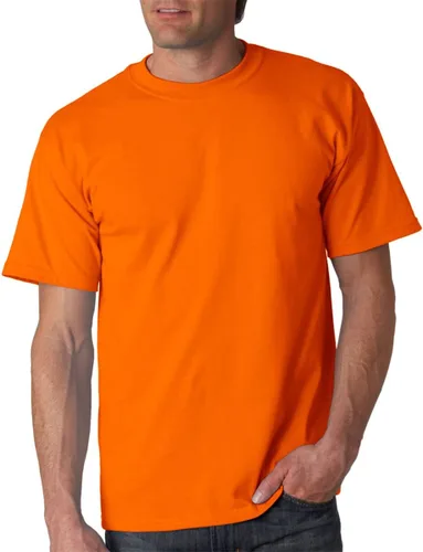 Vista 203 de Gildan Camiseta G500 para hombre Ceniza/baya