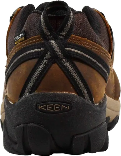 Vista 3 de KEEN Men's Targhee 2 Low Height Waterproof Hiking Shoes Bisonte/Brindle