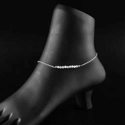 Vista 87 de YANARA Pulsera de tobillo para mujer, piedra de nacimiento natural, cuentas de piedras preciosas, tobillera delicada hecha a mano de 9 pulgadas +