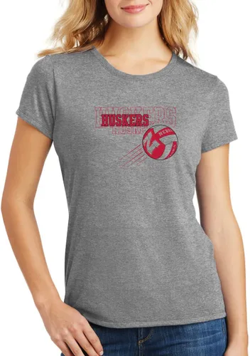 Vista 16 de CornBorn Elige tu diseño: camisetas prémium de voleibol de Nebraska para mujer