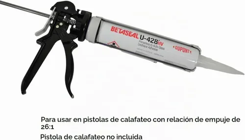 Vista 6 de U-428 Dow para parabrisas de auto adhesivo de uretano sin imprimación/ Adhesivo con aplicación única de imprimación (1)
