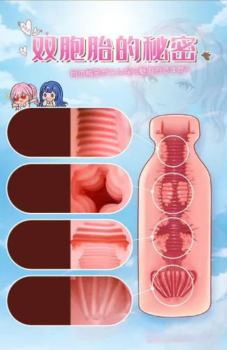 Vista 2 de Botella de leche chupando taza de masturbación molde real. Adultos portátil punto G para succión de pene, próstata coño, estimulación sexual