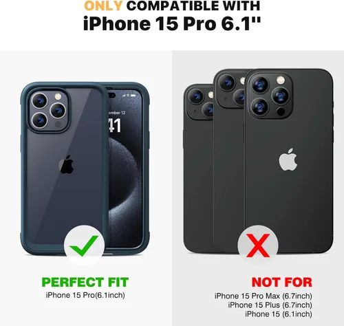 Vista 211 de DIACLARA - Funda transparente compatible con iPhone XR 6.1 pulgadas 2018