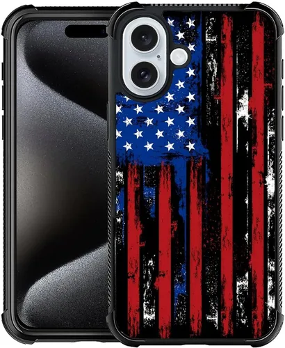Vista 87 de Funda compatible con iPhone X/XS, diseño de bandera estadounidense de béisbol, TPU suave, a prueba de golpes, de vidrio templado, para iPhone X/XS