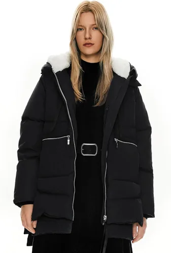 Vista 18 de Orolay - Chaqueta de plumón engrosada para mujer Beige