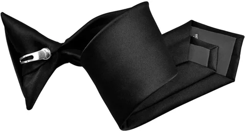 Vista 6 de Moda Di Raza Corbata de clip, corbatas para niño, corbata para niños, adolescentes, hombres clip en corbatas