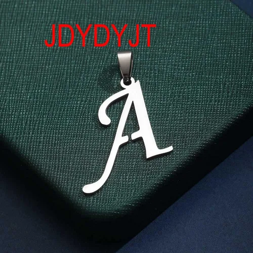 Vista 6 de Dijes Conectores de Acero Inoxidable con Letra Inicial Colgantes del Alfabeto Manualidades DIY para Hacer Joyas Collares Pulseras Llavero