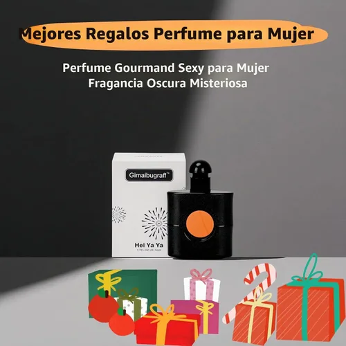Vista 5 de HeiYaYa - Perfume de 1.7 onzas/1.7 fl oz, perfume para mujeres con aromas de café y vainilla dulce, Eau de Parfum de larga duración, perfume