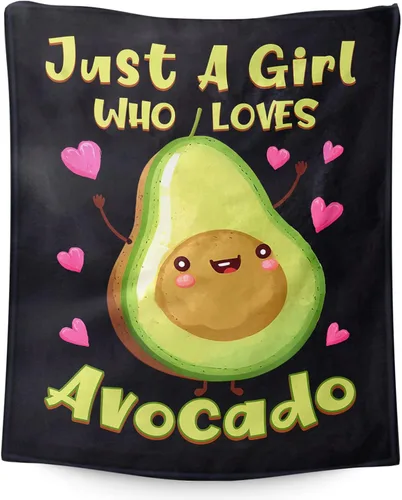 Vista 11 de Manta de aguacate para regalo, 40 x 30 pulgadas, bonita manta para niños, niñas, niños, manta verde suave y mullida para regazo y silla