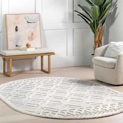 Vista 17 de nuLOOM Alfombra de Área Ansley Marroquí con Borlas de 2 x 6 pies, Gris, diseño bohemio con textura alta-baja, pelo alto de felpa, resistente a