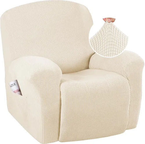 Vista 8 de H.VERSAILTEX Funda reclinable superelástica Fundas reclinables para sofá Funda reclinable para silla Forma ajustada Fundas antideslizantes