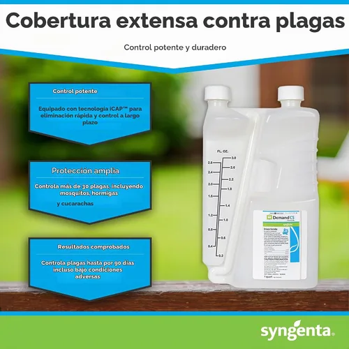 Vista 2 de Syngenta Insecticida Demand CS 32oz