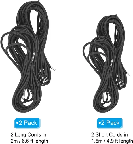 Vista 4 de PATIKIL Cable de repuesto para silla de gravedad cero, juego de 2 herramientas de reparación, cables elásticos de repuesto universales para sillas