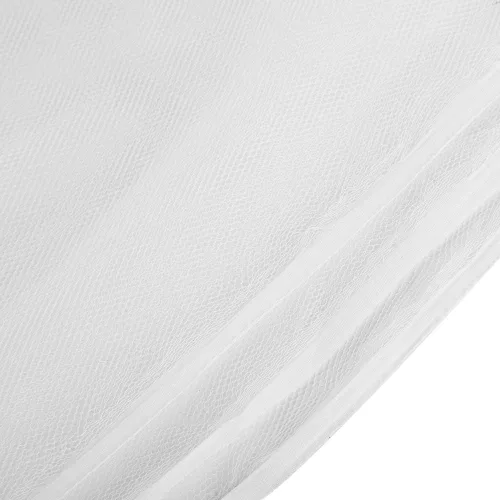 Vista 8 de Red de dosel para cama, tamaño individual/matrimonial/queen, color blanco