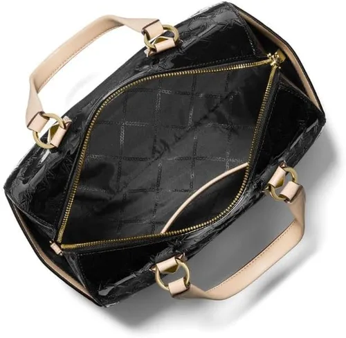 Vista 3 de Michael Kors Grayson Medium Duffle Satchel Negro Talla única, Negro