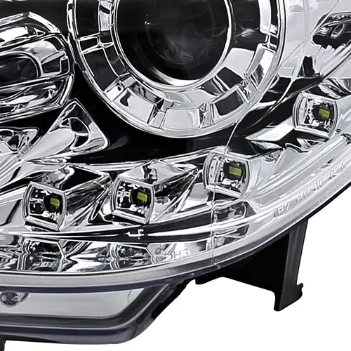 Vista 8 de SPEC-D TUNING Faros delanteros LED cromados SMD compatibles con Hyundai Sonata 2011-2014, conjunto de faros delanteros izquierdo y derecho