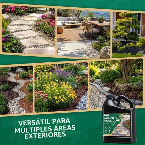 Vista 6 de LET'S RESIN - Pegamento fuerte para mantillo para paisajismo, carpeta