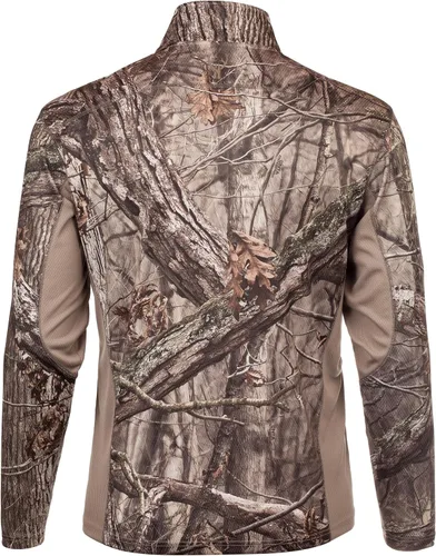 Vista 10 de Huntworth Camisa ligera con cremallera de 1/4 para hombre