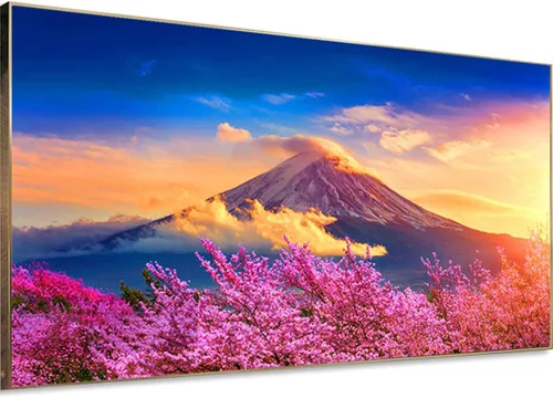 Vista 13 de Instarry Pintura de diamantes 5D para bricolaje, gran tamaño, taladro completo, diamantes de imitación de cascada, punto de cruz, decoración
