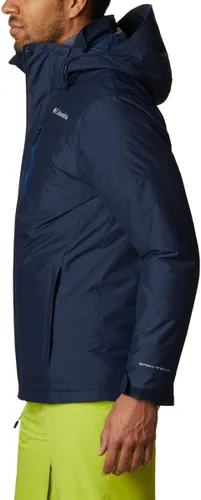 Vista 3 de Columbia Chaqueta Last Tracks para hombre, Collegiate Navy Melange, talla L