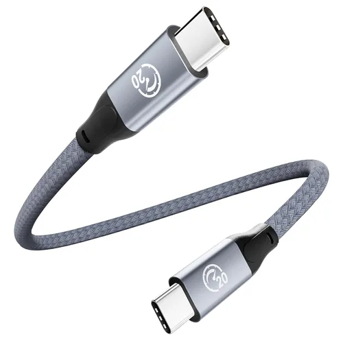 Vista 10 de UseBean Cable USB C a USB C de 100 W, 0.6 pies, USB 3.2 Gen 2X2 20 Gbps de transferencia de datos tipo C, cable de carga PD de carga rápida, cable