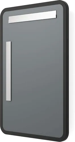 Vista 6 de Better - Espejo de pared biselado Espejo de tocador de baño Marco de metal negro Rectángulo de 30 x 40 pulgadas