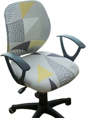 Vista 13 de Melaluxe Funda para silla de oficina de computadora, funda universal protectora y elástica para silla giratoria elástica