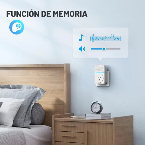 Vista 6 de TECKNET Timbre inalámbrico, timbre de puerta enchufable, timbre impermeable IP66, timbre de puerta inalámbrico de 1300 pies, timbre de puerta