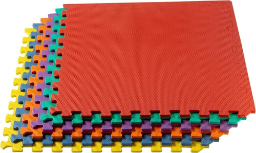 Vista 31 de We Sell Mats 3/8" Thick Multipurpose EVA Foam Exercise Floor Mat, Interlocking Tiles, Anti-Fatigue for Home or Gym