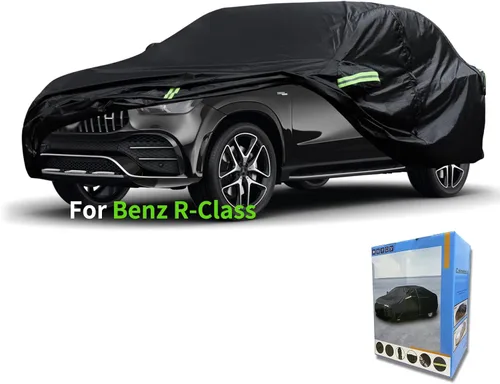 Vista 14 de Ajuste personalizado para funda de auto Mercedes-Benz, impermeable para todo tipo de clima, protección UV, resistente al viento, para exteriores
