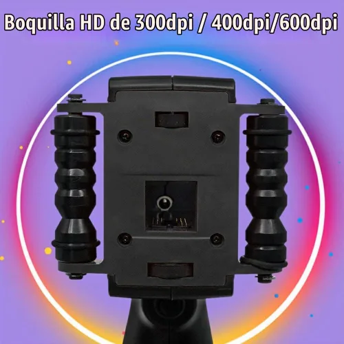 Vista 4 de TOAUTO - Impresora portátil inteligente de inyección de tinta de secado rápido con pantalla táctil LED de 3.7 pulgadas, impresora para codificación