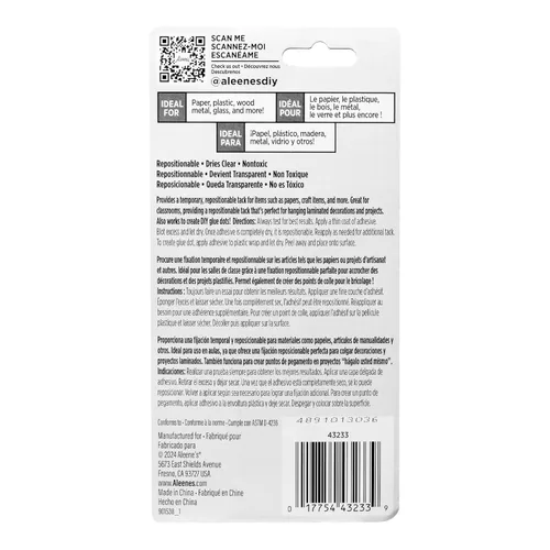 Vista 9 de Aleene's Pegamento líquido Stick & Restick, 4 onzas líquidas, adhesivo reposicionable