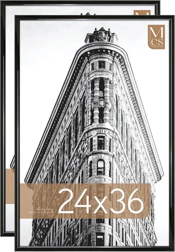 Vista 34 de MCS , Negro 24 x 36 pulgadas trendsetter cartel marco, 24 x 36