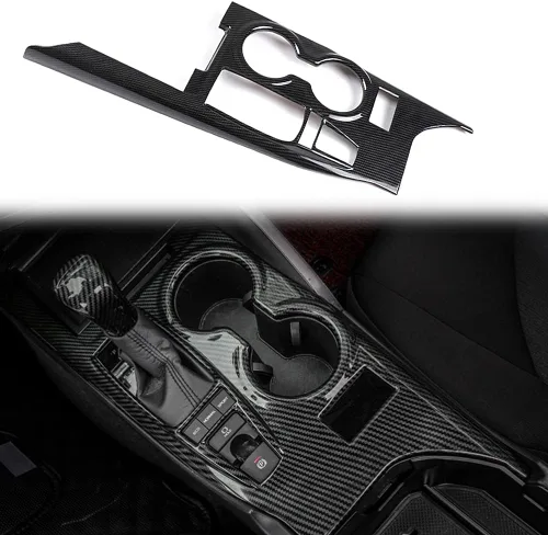 Vista 4 de Rifoda Para Toyota Camry 2018, 2019, 2020, 2021, 2022, accesorios de ABS, cubierta de panel de palanca de cambios de consola central, ajuste